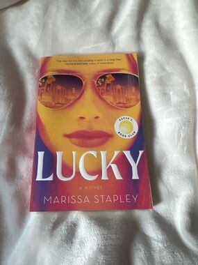 3 FOR $30! Lucky by Marissa Stapley - Vibrant Orange & Purple Cover